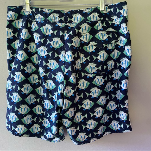 Set of 2 Bonobos Men’s Swim Trunks Blue Green 36